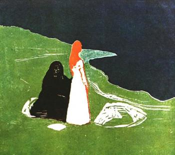 Edvard Munch : Women on the Beach